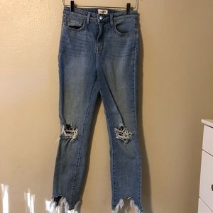 L’Agence Distressed Jeans
